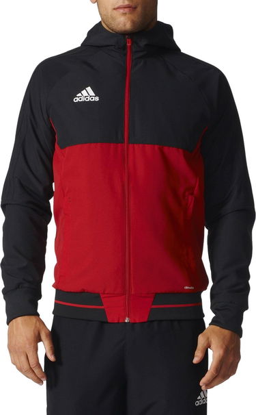 Bunda adidas Performance Jacket Tiro17 Presentation Červená | bq2771, 0