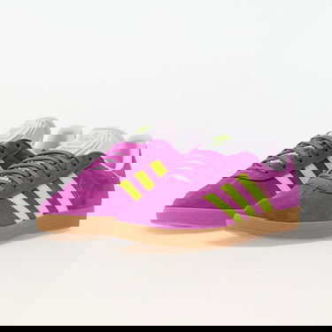 Tenisky a topánky adidas Originals Gazelle Purple Burst Solar Yellow W Fialová | JI1373, 4