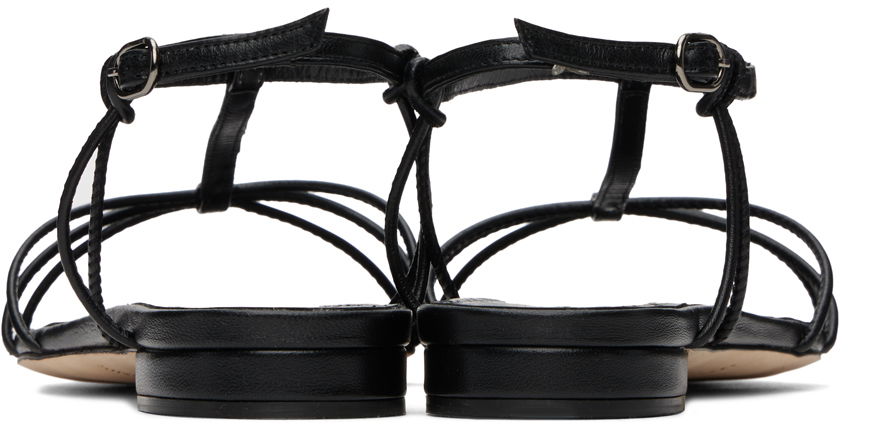 Doplnky Manolo Blahnik Manolo Blahnik Tabarek Leather Heeled Sandals Čierna | 224-1730, 1