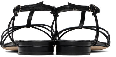 Doplnky Manolo Blahnik Manolo Blahnik Tabarek Leather Heeled Sandals Čierna | 224-1730, 1