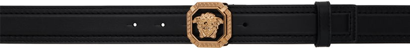 Opasok Versace Black 'La Medusa' Leather Belt Čierna | 1016069_1A11250