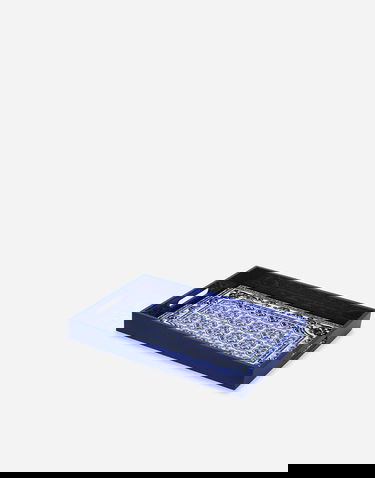 Doplnky Dolce & Gabbana Dolce & Gabbana Plexiglass Rectangular Tray Modrá | TC0107TCALRUB009, 0
