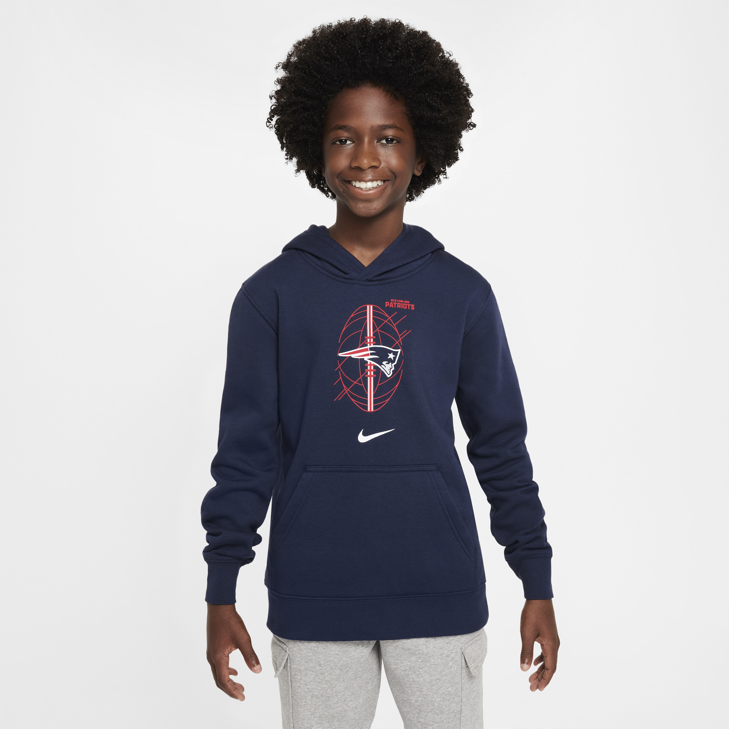 Mikina Nike Nike NFL New England Patriots Club Icon Edition Fleece Hoodie Navy | FV6236-419, 0