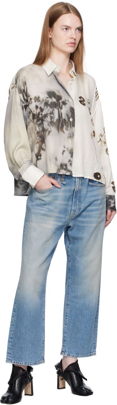 Džínsy R13 R13 X-BF Jeans Modrá | R13WD211-D343B, 3