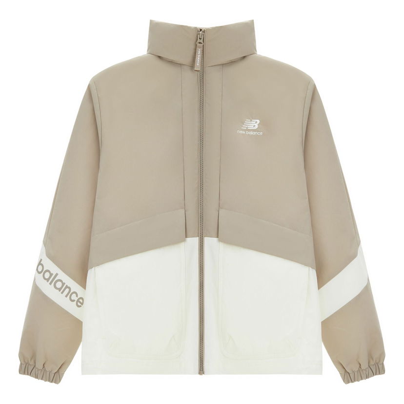 Vetrovka New Balance Lifestyle Colorblock Woven Jacket Béžová | 5AD12103-LBE