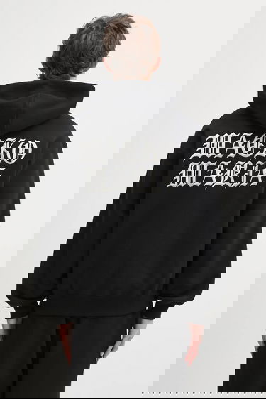 Mikina WACKO MARIA Heavy Weight Plain Cotton Full-Zip Hoodie Čierna | 25FW.WMC.SS02, 2