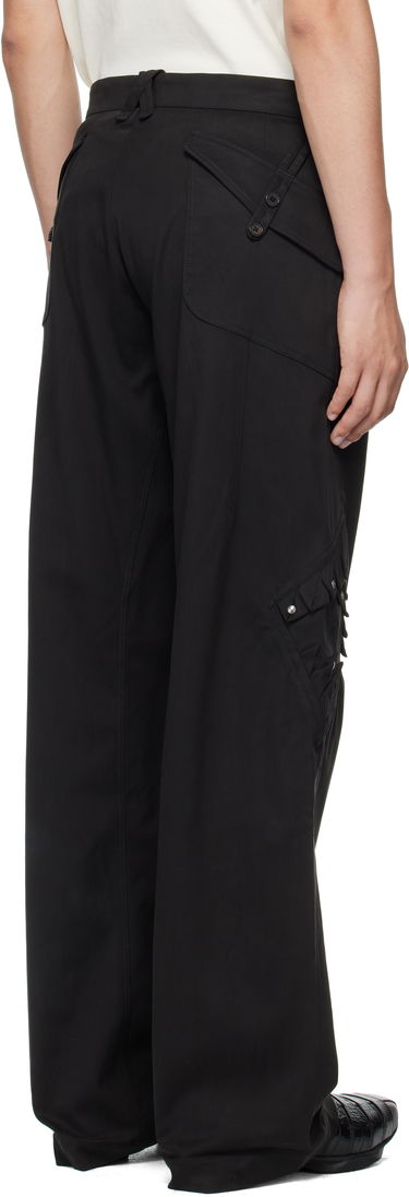 Cargo nohavice KIKO KOSTADINOV Kiko Kostadinov Estike Cargo Trousers Čierna | KKAW25T05-15, 2