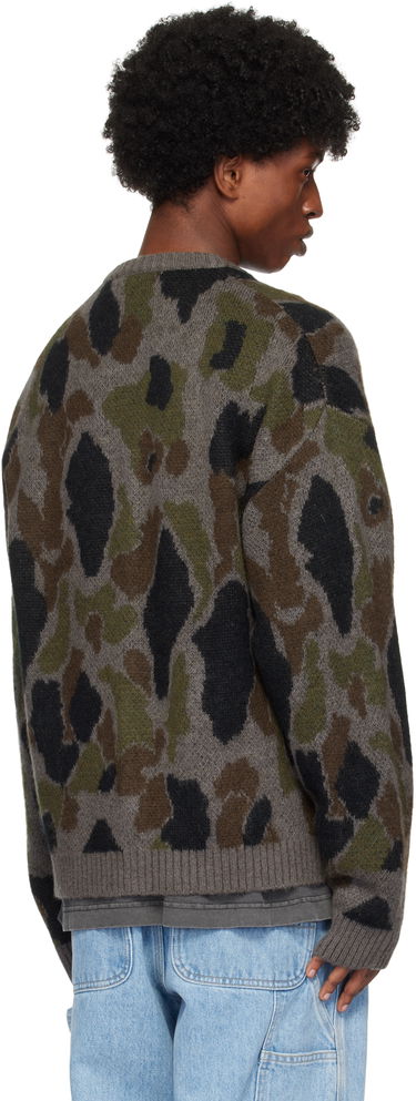 Sveter Carhartt WIP Camouflage Knit Cardigan Šedá | I033914, 2