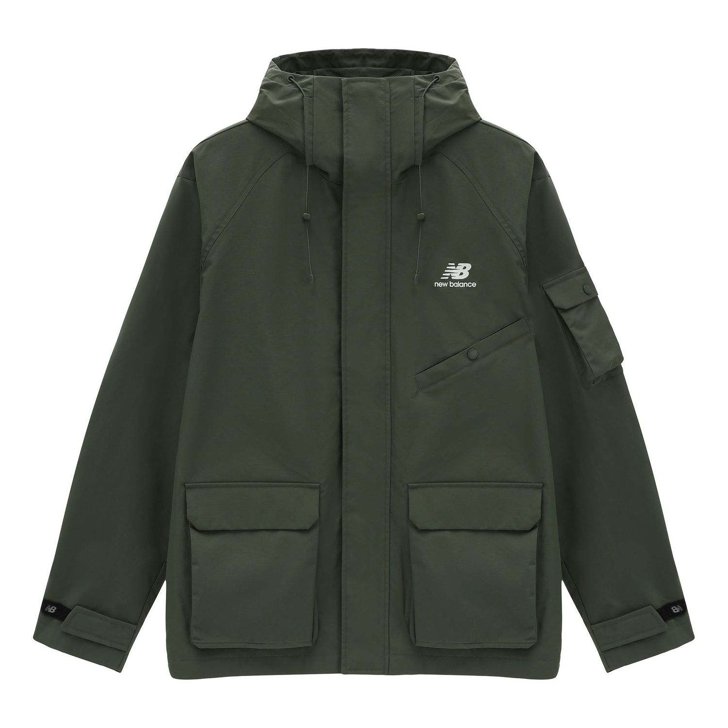 Parka New Balance Trend Hooded Jacket Zelené | AMJ31320-DON, 0