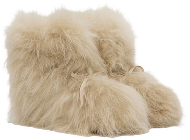 Oblečenie We11done We11done Fur Moccasin Boots Béžová | WD-AO2-24-459-W-BG, 3