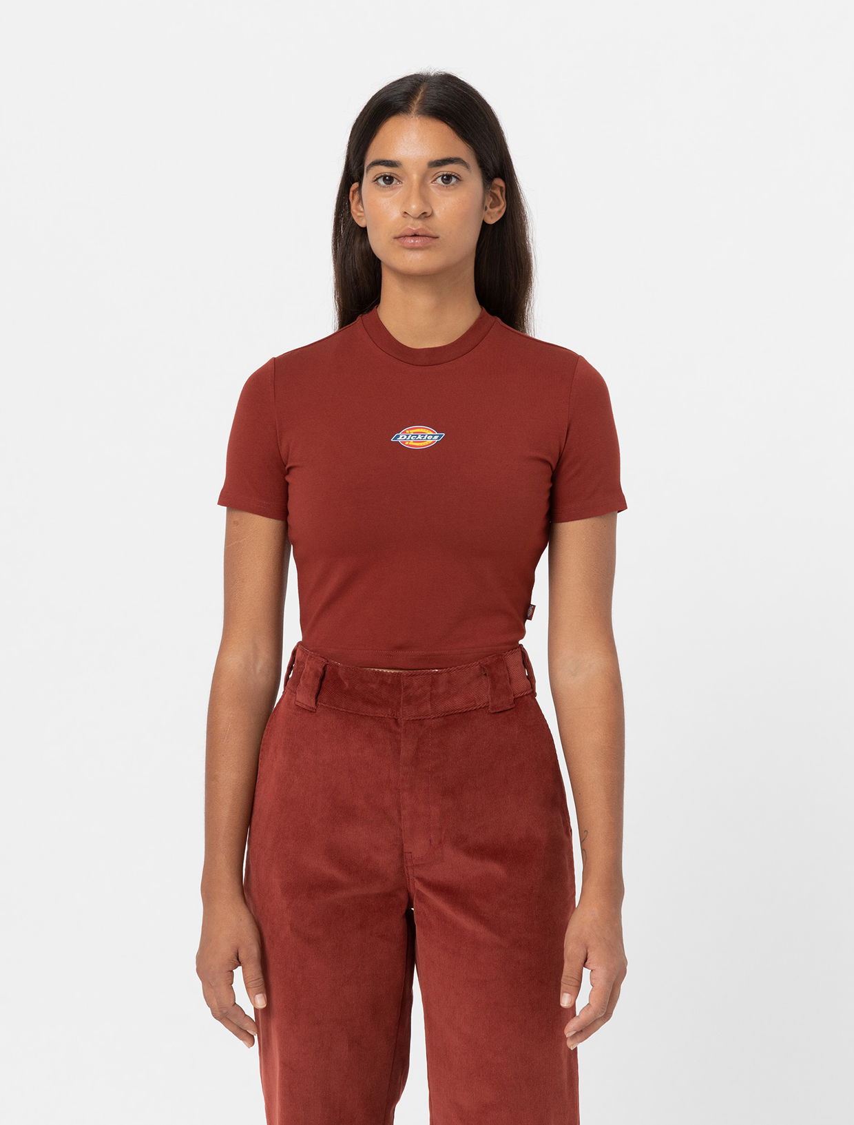 Tričko Dickies Maple Valley T-Shirt Vínová | 0A4XPO, 0