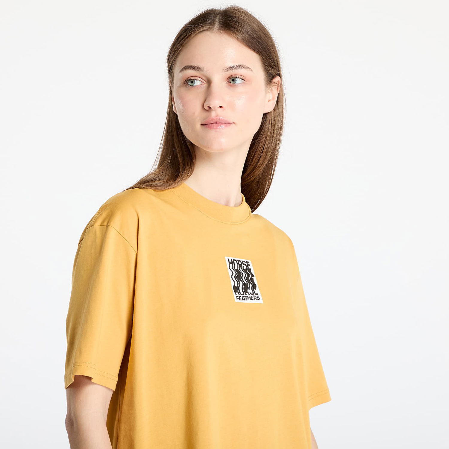 Tričko Horsefeathers Horsefeathers Dalim Top T-Shirt Žltá | SW937A, 1