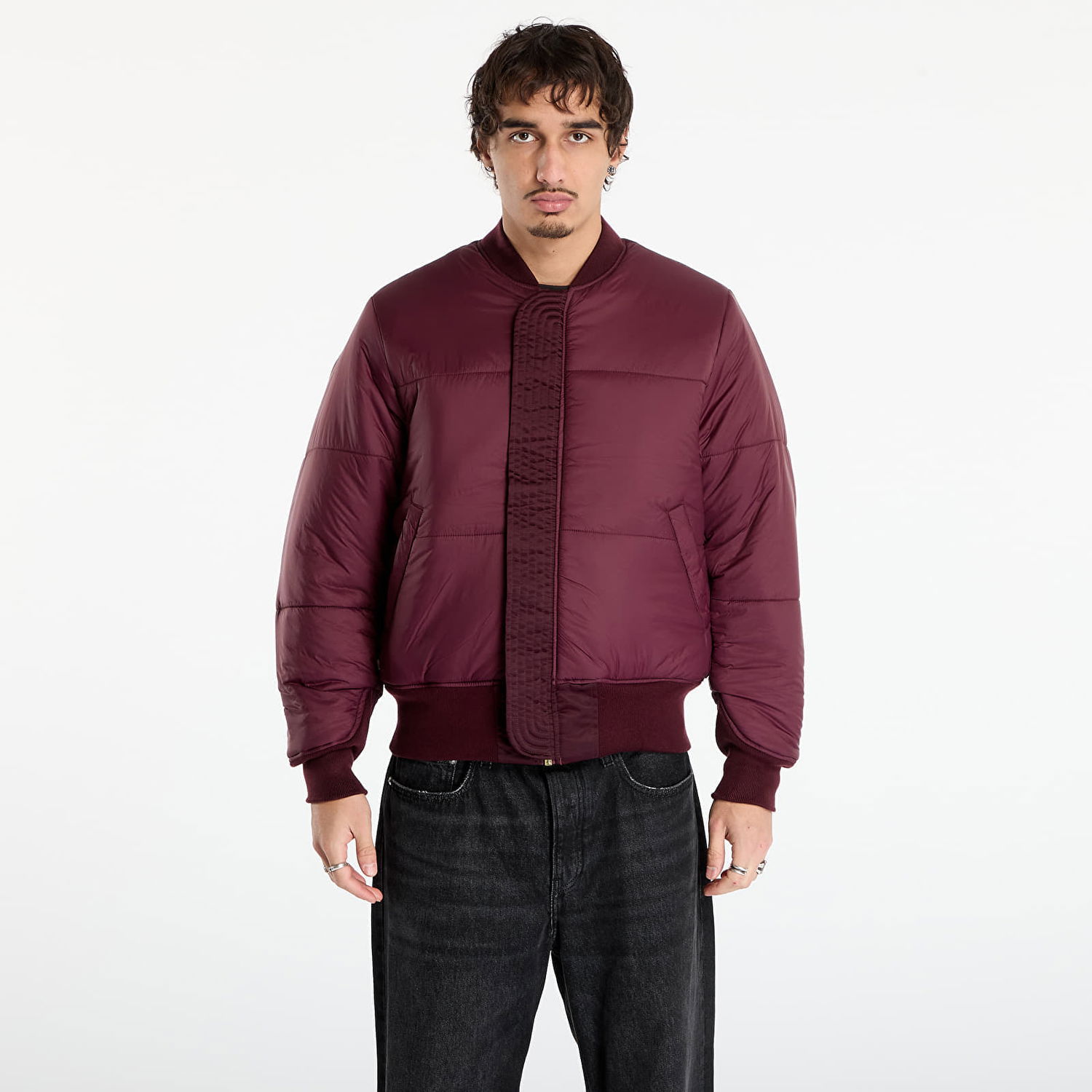 Bomber bunda Alpha Industries MA-1 Base Flight Jacket Vínová | 756111-608, 1