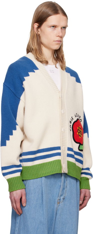 Sveter KENZO Kenzo Paris 'KENZO Pop' Cardigan Béžová | FF58CA7323BE, 1