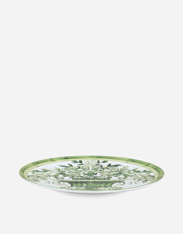 Home decor Dolce & Gabbana Dolce & Gabbana Green Botanical Charger Plate Zelené | TC0010TCA88UV019, 2