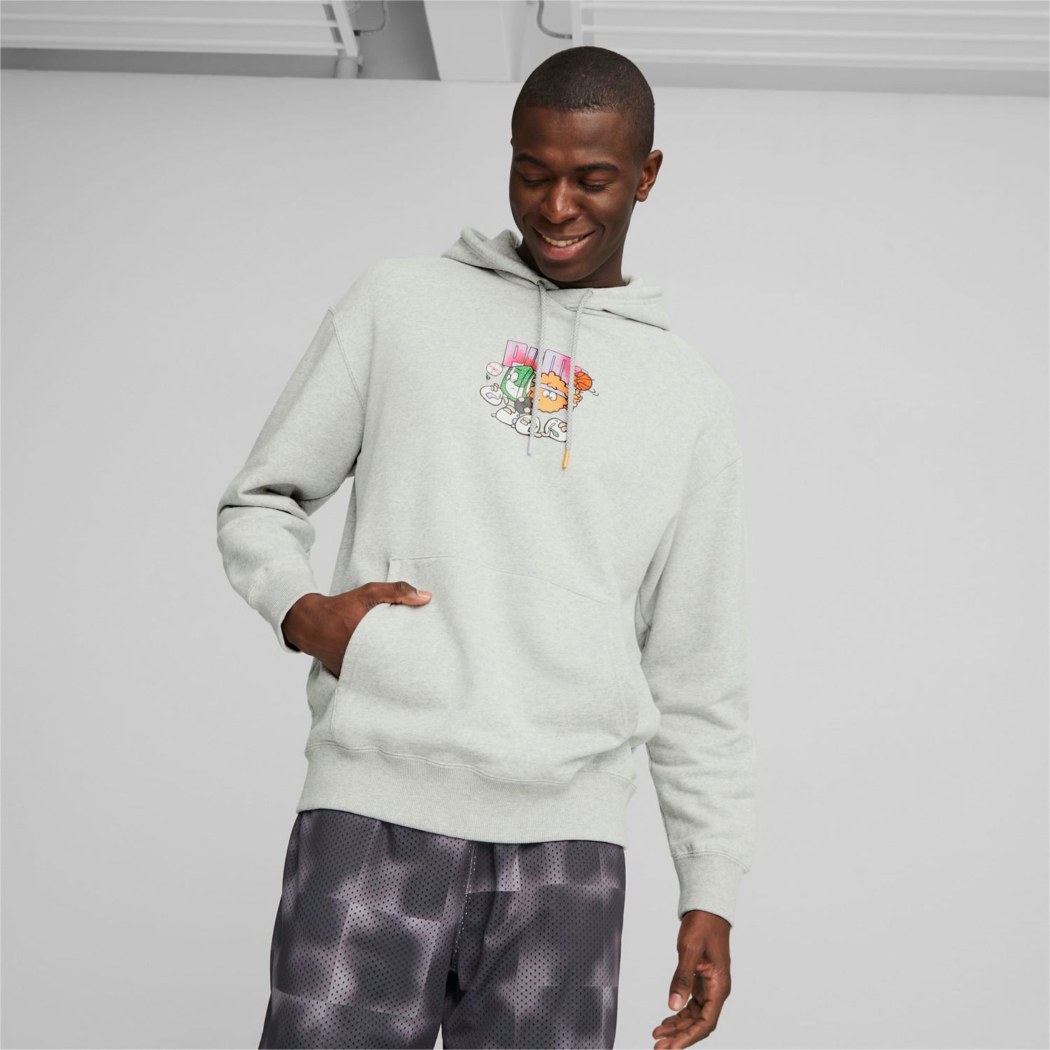 Mikina Puma X 8ENJAMIN Hoodie Šedá | 539822_04, 0