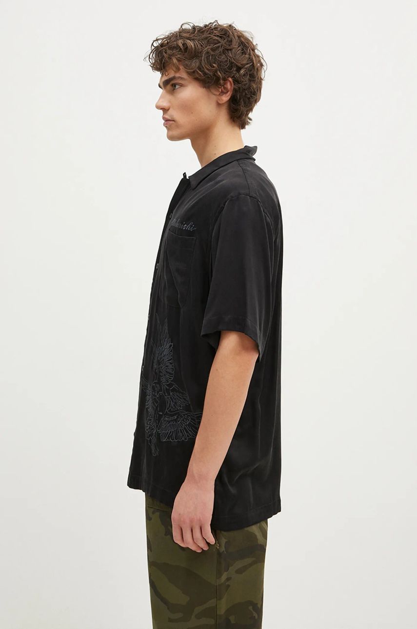 Košeľa Maharishi Maharishi Peace Dove Embroidered Shirt Čierna | 5326.BLACK, 1