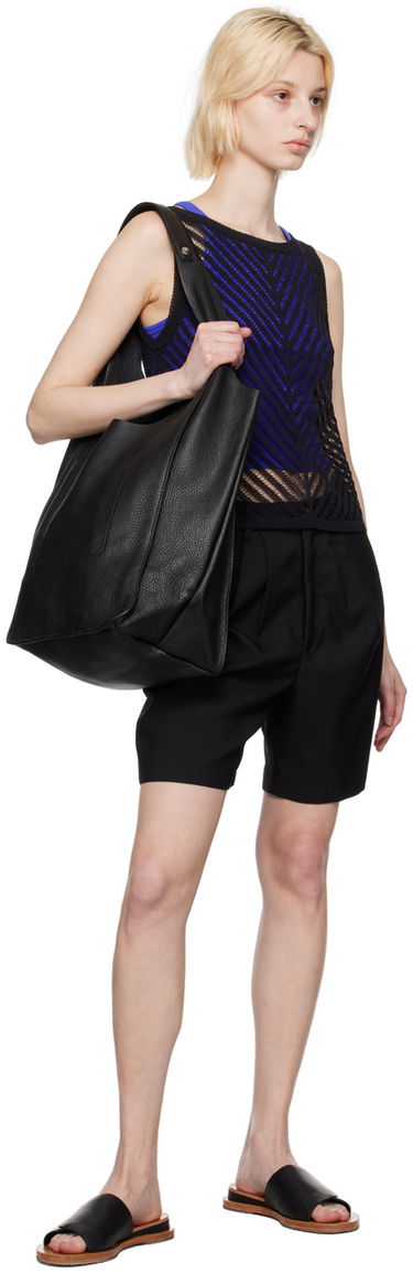 Tielko rag & bone rag & bone Melissa Knit Tank Top Čierna | WAS23P016UM16, 3