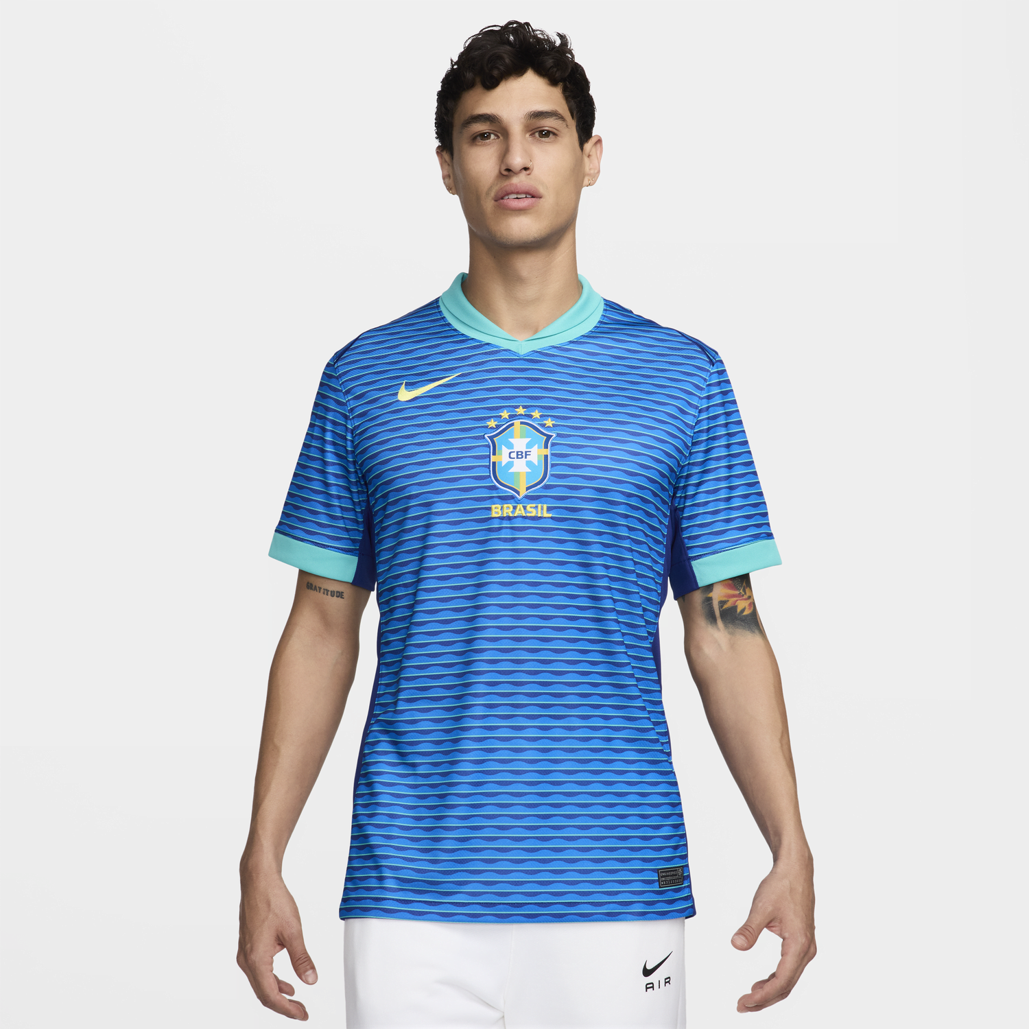 Dres Nike Dri-FIT Brazil 2024/25 Stadium Modrá | FJ4283-458, 0