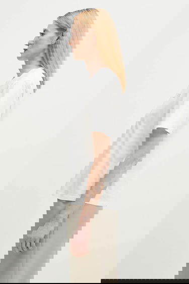 Tričko Maison Margiela Cotton T-Shirt Biela | S52GC0336, 1