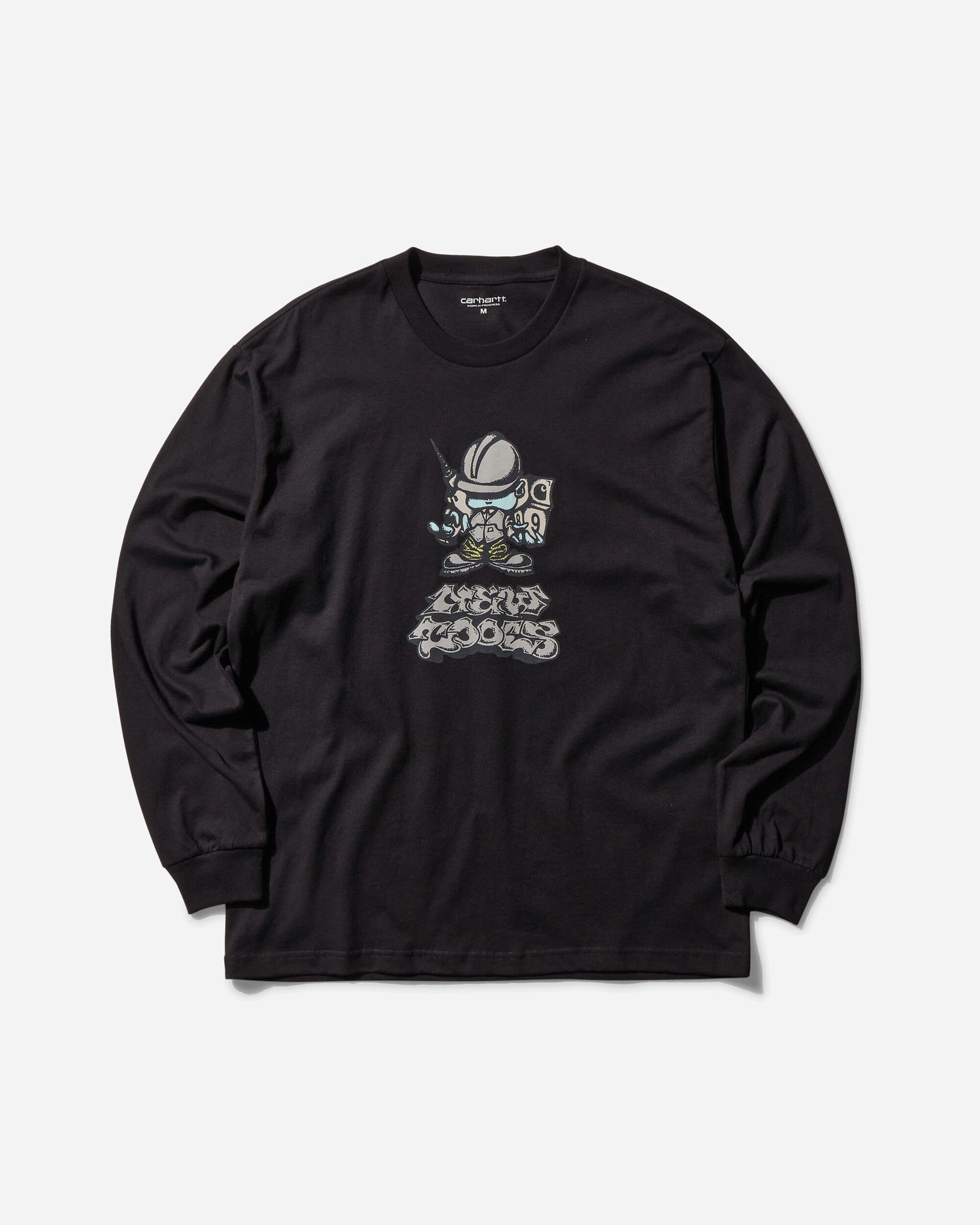 Tričko Carhartt WIP Drill Boy Longsleeve T-Shirt Black Čierna | I033954 89XX, 1