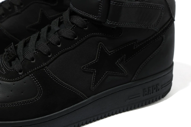 Tenisky a topánky BAPE Military Sta Mid "Black" Čierna | 1H30191006 BLK, 4