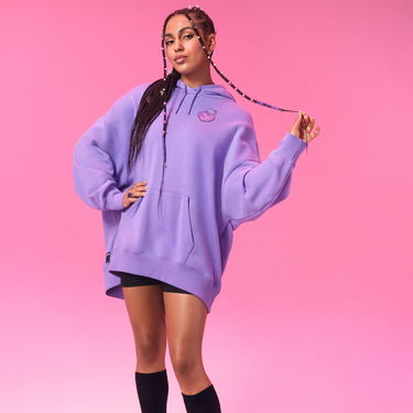 Mikina Puma PUMA x HELLO KITTY AND FRIENDS Oversized Hoodie Fialová | 631614_29, 2