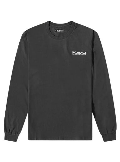 Tričko KAVU Long Sleeve Etch Art Tee Šedá | 8070-1843