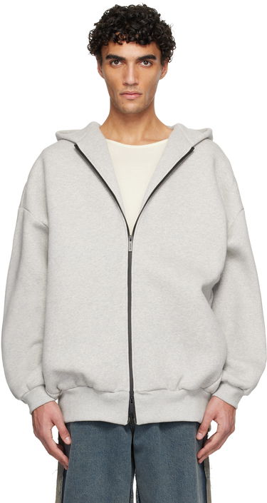 Mikina Fear of God Fear of God Athletics Zip Up Hoodie Šedá | FG25FW12-120FLC-054, 0