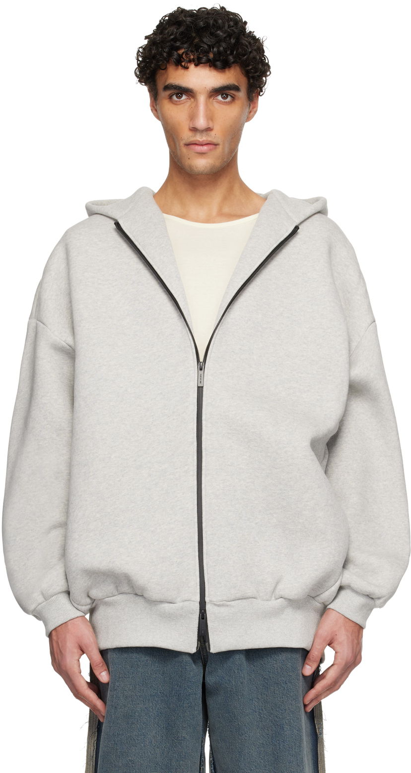 Mikina Fear of God Fear of God Athletics Zip Up Hoodie Šedá | FG25FW12-120FLC-054