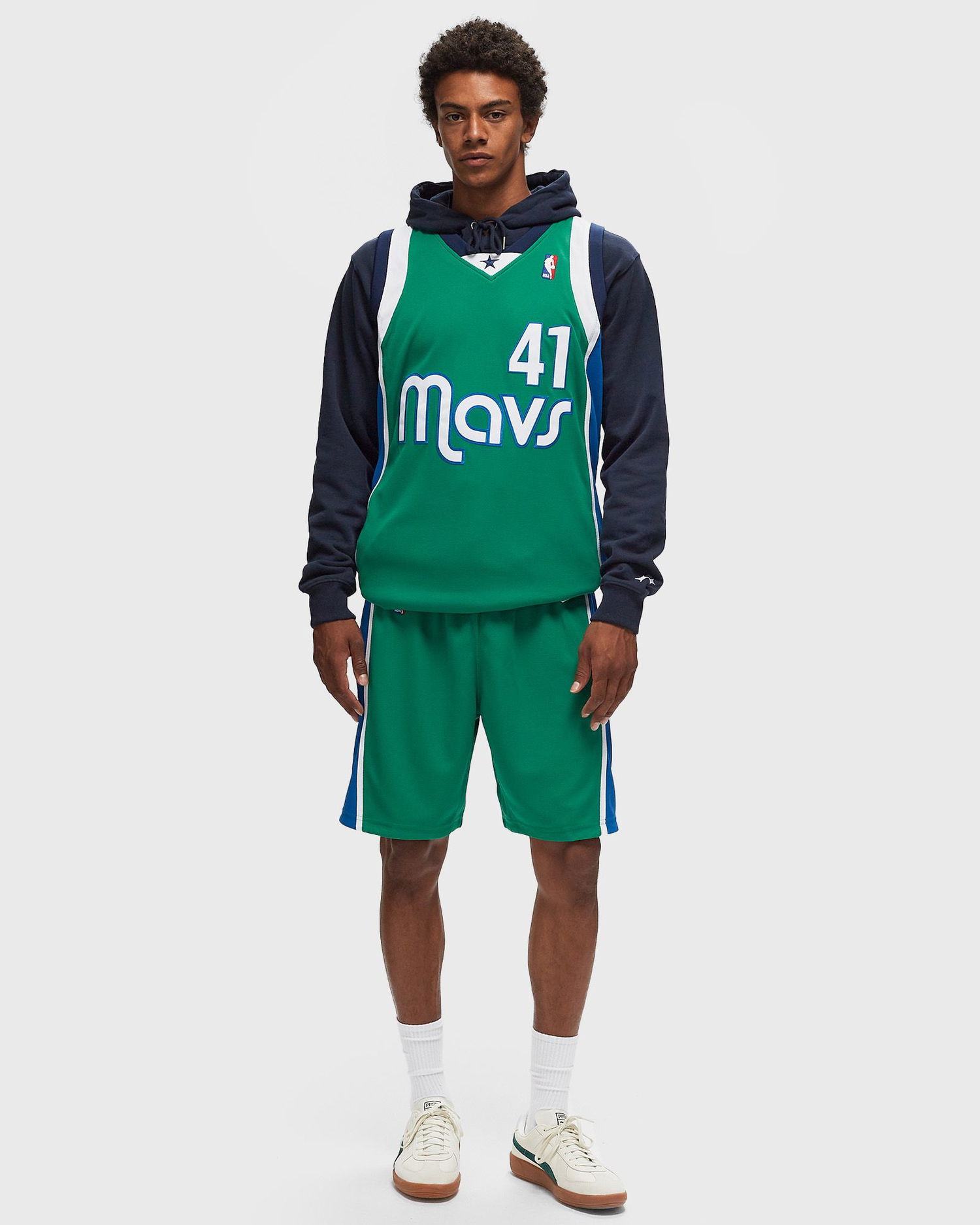 Šortky Mitchell & Ness NBA AUTHENTIC SHORTS DARK DALLAS MAVERICKS 2004 Zelené | BT8686-DMAGREN, 1