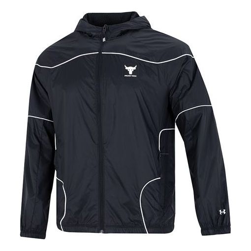 Vetrovka Under Armour Project Rock Full Zip Windbreaker Čierna | 1373580-001, 0