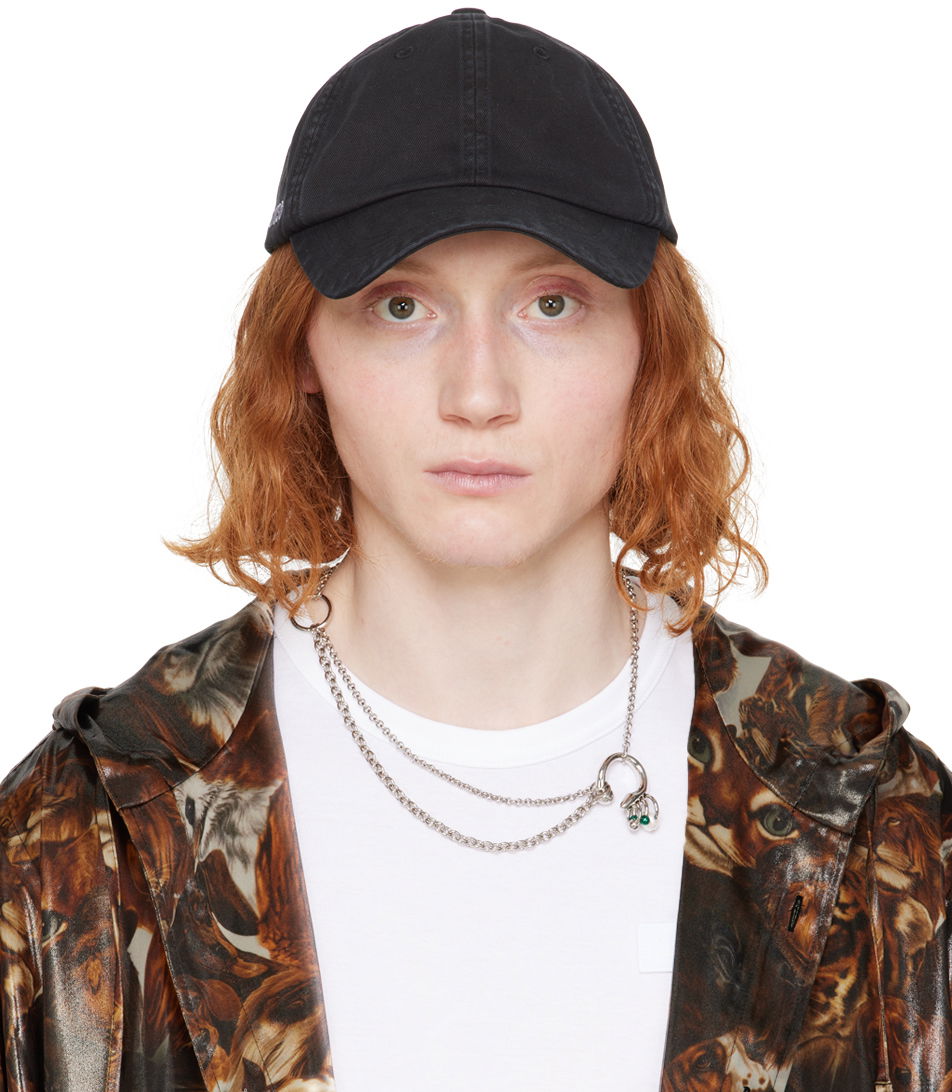 Šiltovka Acne Studios Twill Cap Čierna | C40329-, 0