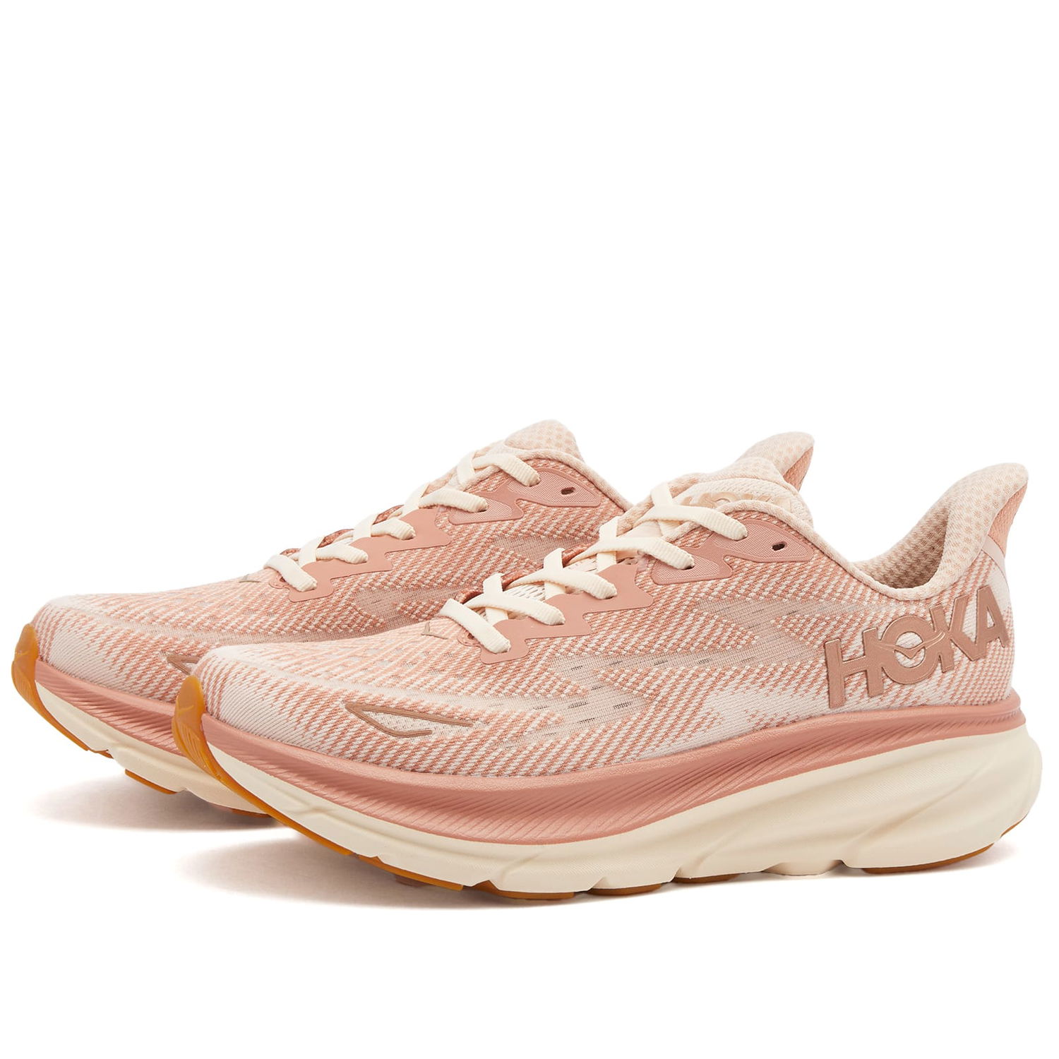 Tenisky a topánky Hoka One One Women's Clifton 9 Sneakers in Sandstone/Cream, Size UK 3.5 | END. Clothing Béžová | 1127896-SNC, 0