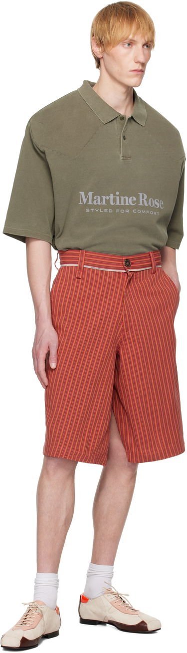 Šortky Martine Rose Martine Rose Twisted Striped Shorts Červená | 841WS14111, 3