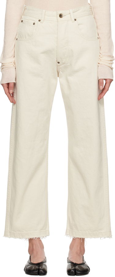 Džínsy Maison Margiela Maison Margiela Frayed Jeans Biela | S50LA0240 M30026, 0