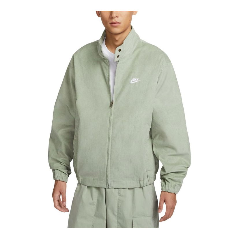 Bomber bunda Nike Sportswear Club Corduroy Harrington Jacket Zelené | FZ0632-370