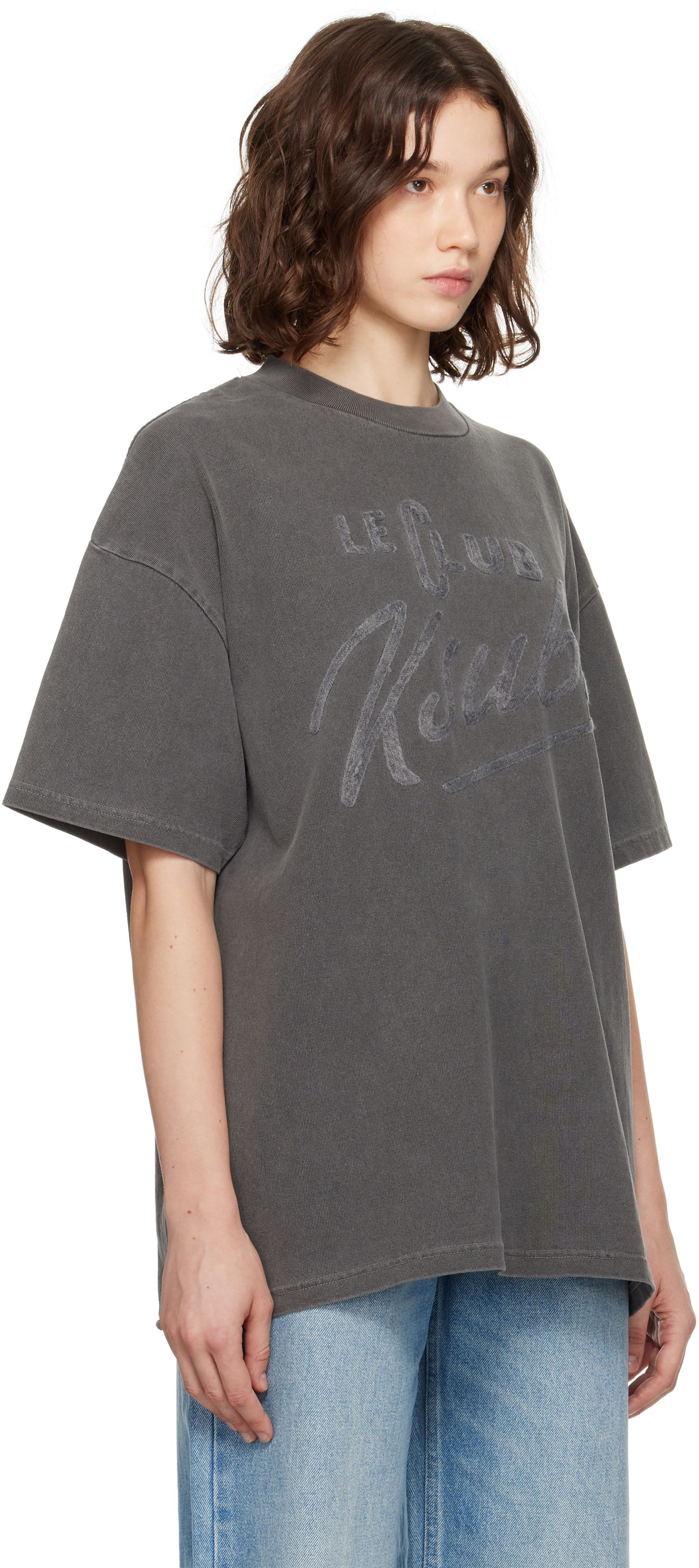 Tričko Ksubi Ksubi 'Le Club' Boyfriend T-Shirt Šedá | WPF25TE005, 1