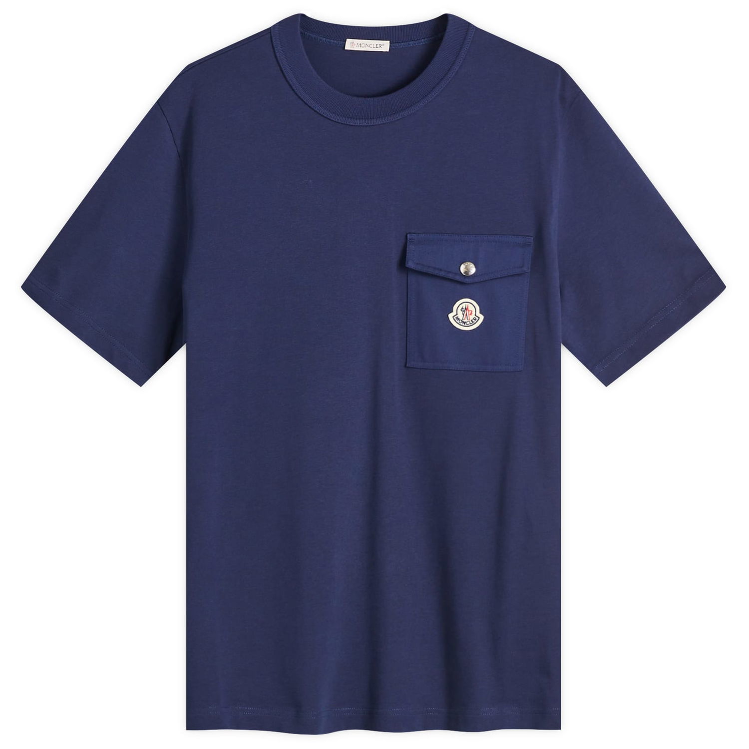 Tričko Moncler Moncler Heavy Cotton Pocket Tee, Size Small Navy | 8C000-32-89AVF-7A9, 0