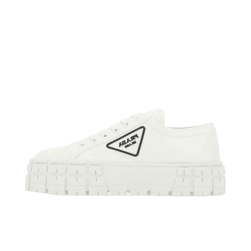 Tenisky a topánky Prada Double Wheel Sneakers White Black (W) Biela | 1E260MF0503LFX-F0009