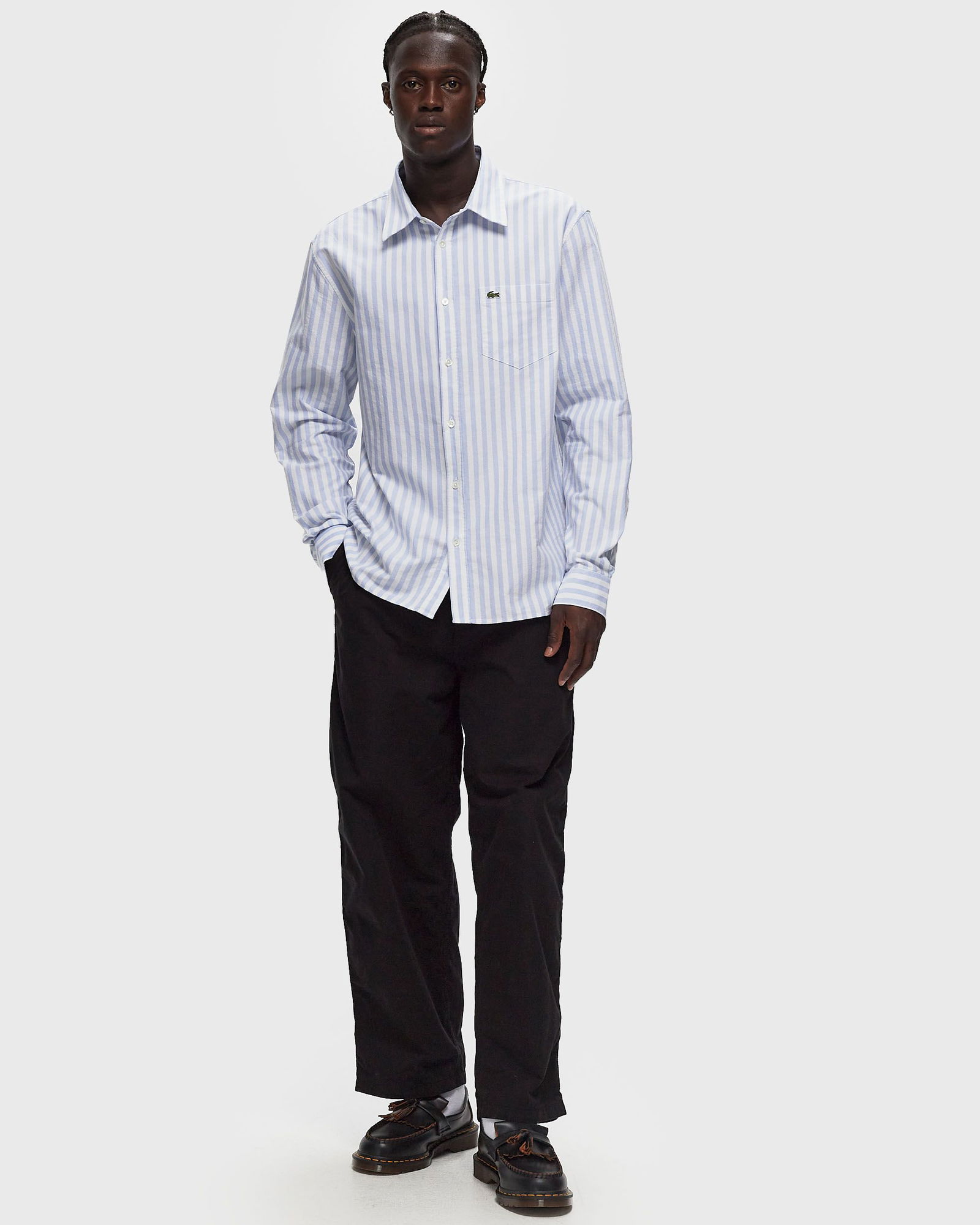 Regular Fit Striped Oxford Cotton