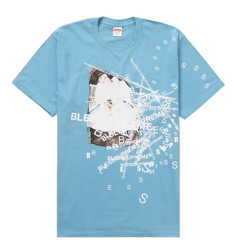 Tričko Supreme Bless Observed In A Dream Tee Modrá | FW23T4 LIGHT SLATE, 0