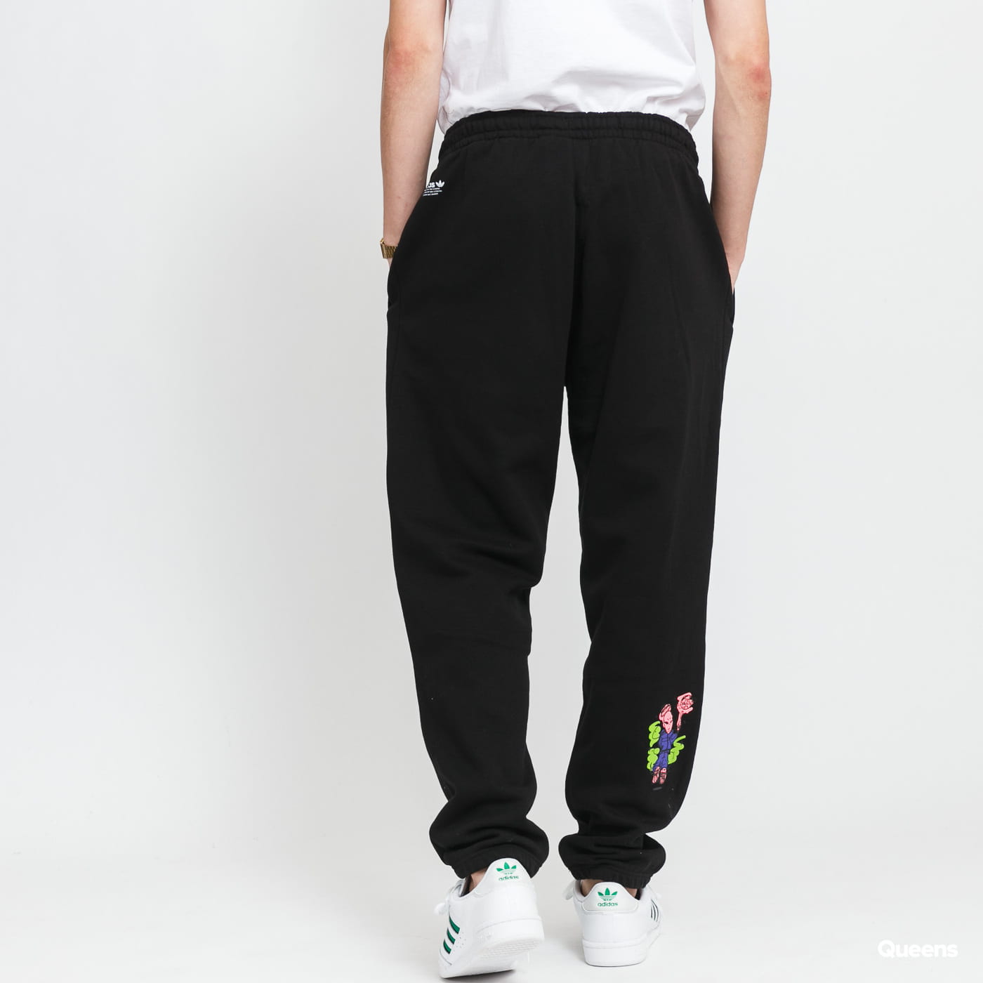 Nohavice a džínsy adidas Originals Stoked Pants Ali Čierna | HC7146, 1