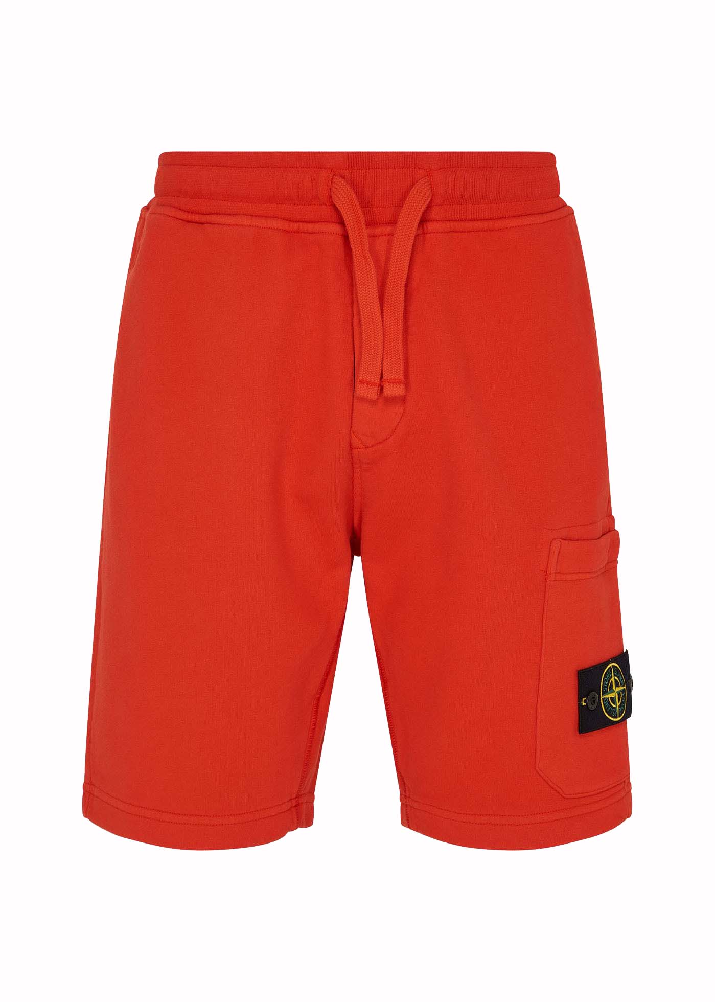 Šortky Stone Island Fleece Logo Shorts Červená | 791562520 V0037, 0