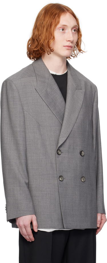 Bunda Entire Studios Entire Studios Double Breasted Blazer Šedá | ES2680AS, 1