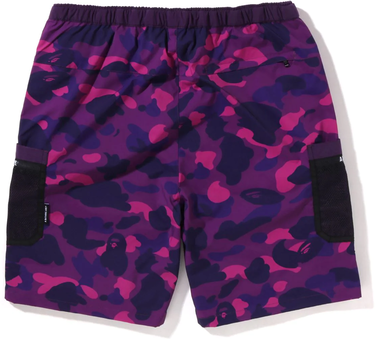Šortky BAPE Color Camo Mesh Pocket Shorts Fialová | 001SI301007M, 1
