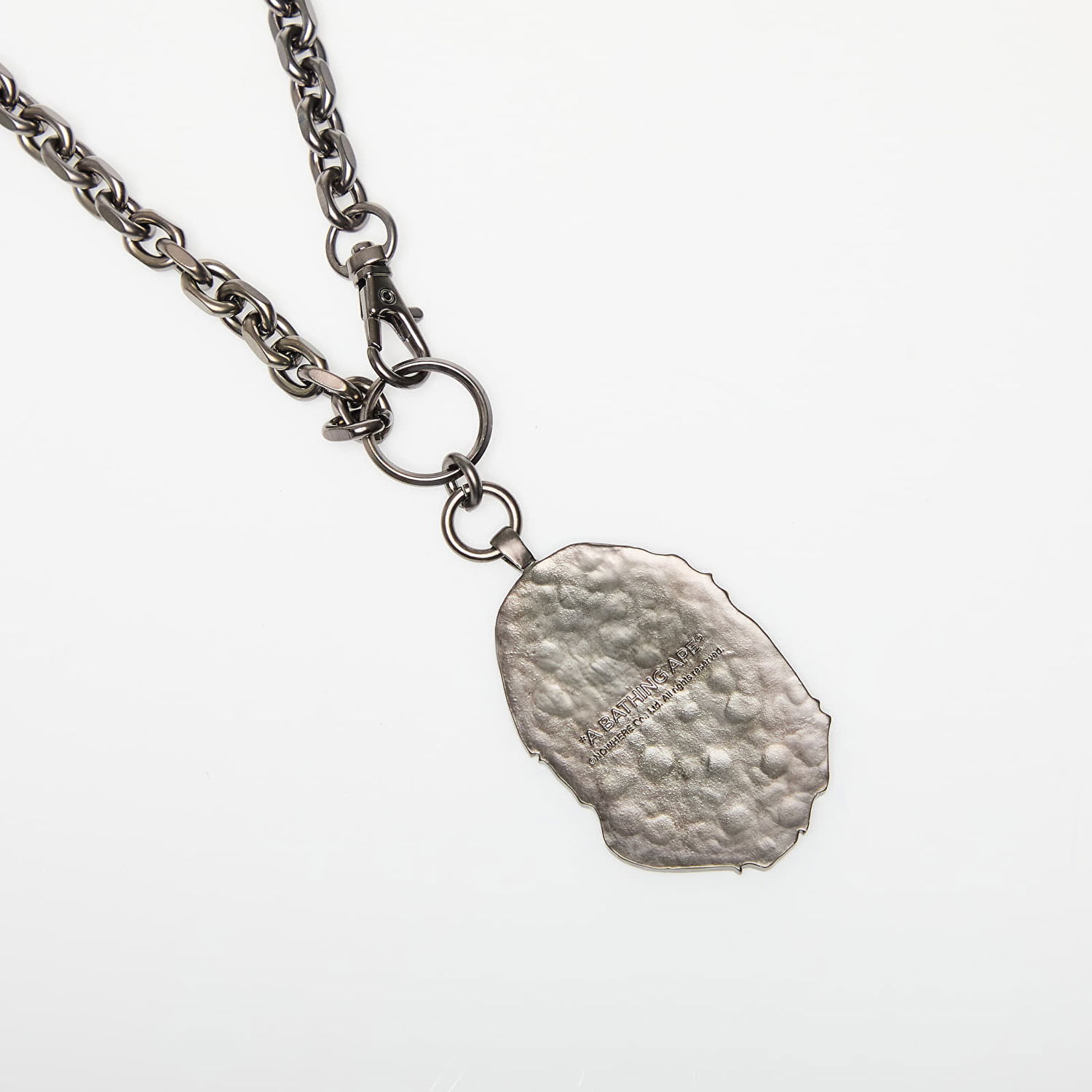 Náhrdelník BAPE Ape Head Chain Necklace Metalická | 001GDK801003M BLK, 1