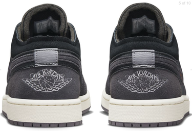 Tenisky a topánky Jordan Air Jordan 1 Low SE Craft "Inside Out - Black" Čierna | DN1635-001, 2