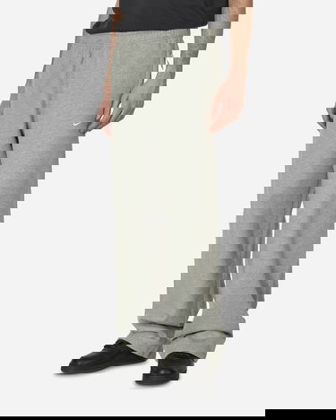 Tepláky Nike Solo Swoosh Fleece Sweatpants Dark Grey Heather / White Šedá | FN3342-063, 1