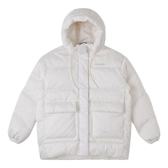 Prešívaná bunda Converse Fashion Mid Down Jacket Biela | 10025220-A01, 0
